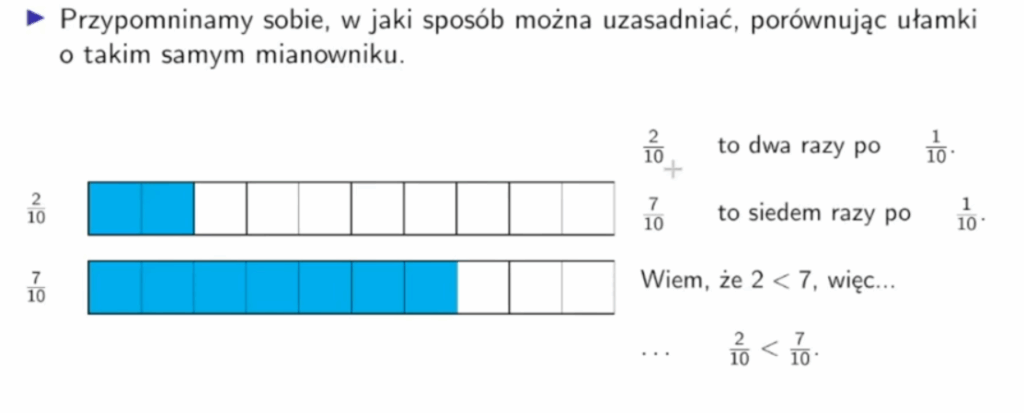 liczby mieszane ułamki niewłaściwe