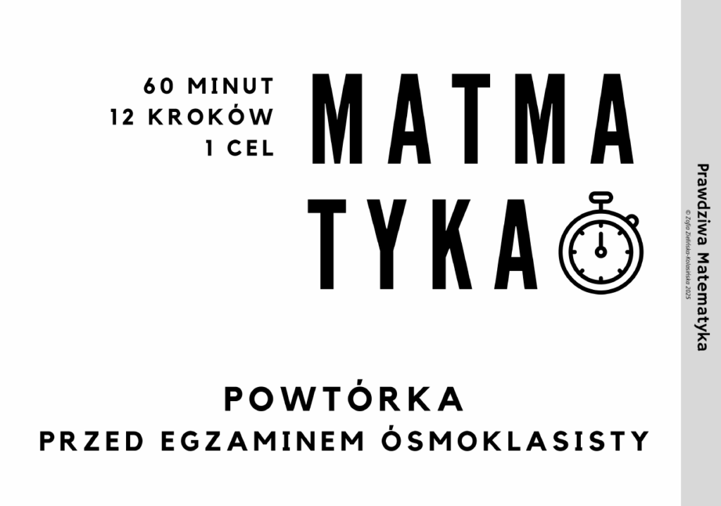 Matma Tyka karty pracy do egzaminu ósmoklasisty