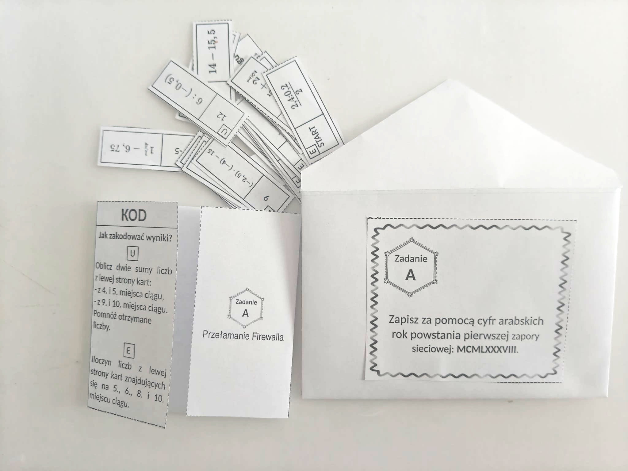 egzamin ósmoklasisty matematyka escape room