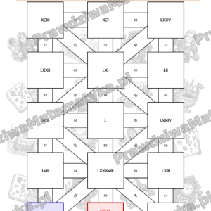 Labirynty matematyczne - Liczby rzymskie w zakresie 50-100 (RZ→A)