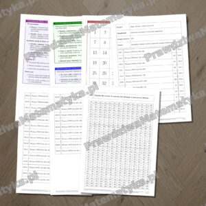 Bingo Liceum 1.1.10 - Największy wspólny dzielnik, najmniejsza wspólna wielokrotność