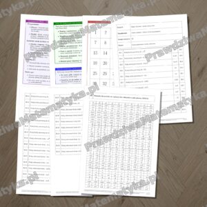 Bingo Liceum 1.1.6 - Liczba przeciwna i liczba odwrotna